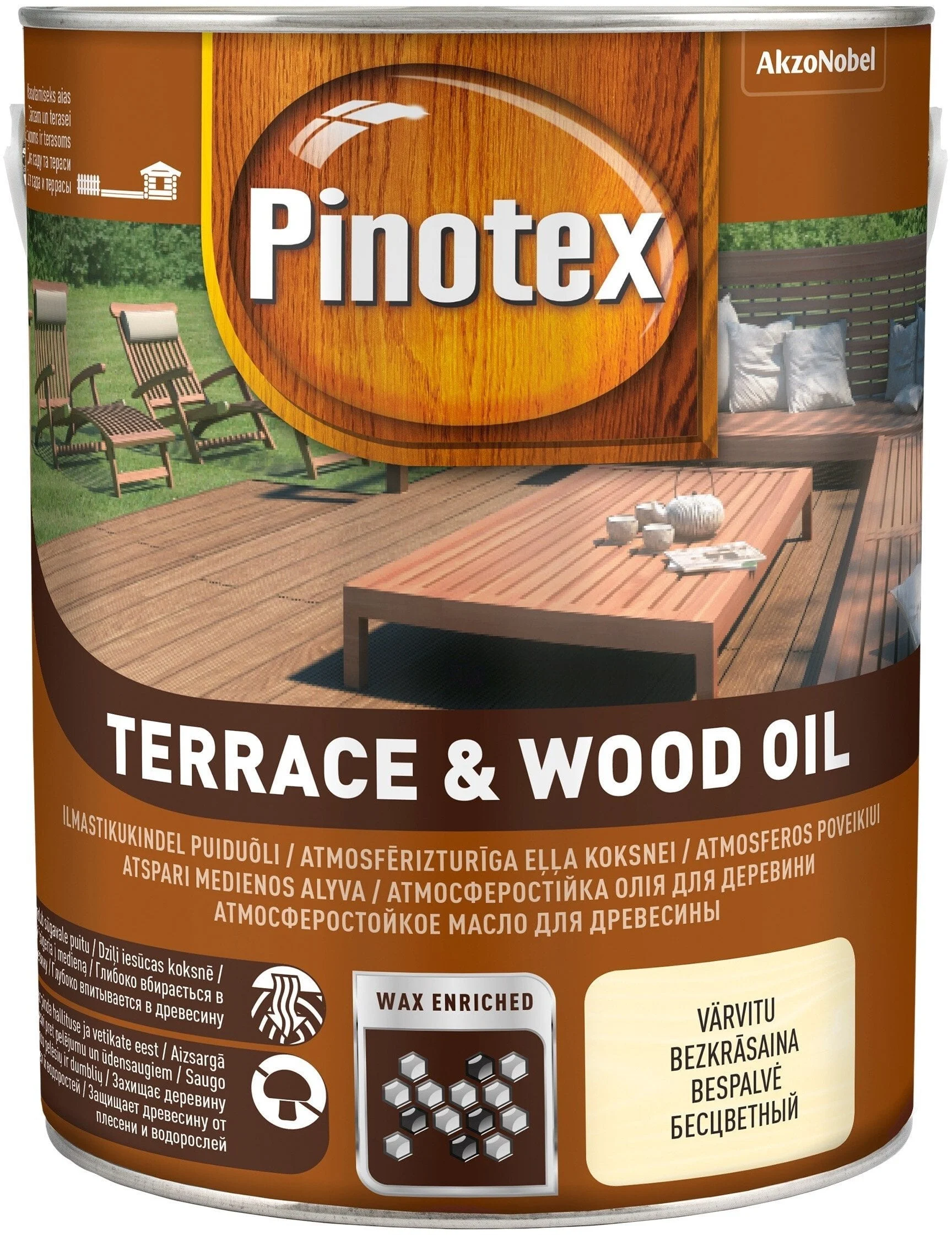 PINOTEX TERRACE OIL 3L CLEAR