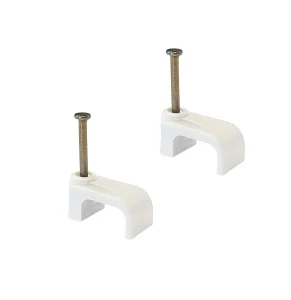 WHITE CHF3.5X5 CABLE CLIPS 20PCS