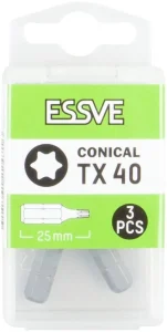 SCREWDRIVER TIPS COMP.TX40X25MM 3PCS