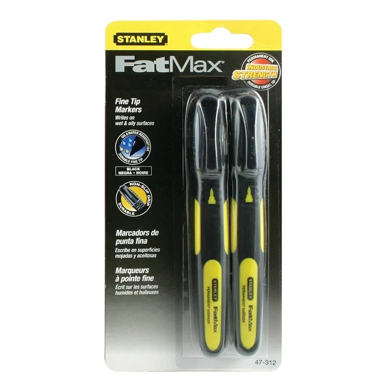 BLACK MARKING PACK 0-47-312 2PCS STANLEY