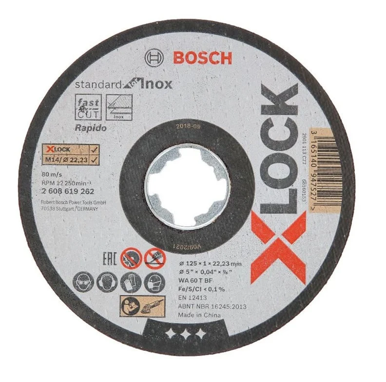 DISC CUTTING IMONINOX STRAIGHT X-LOCK125X1