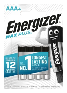 БАТАРЕЙКИ ENERGIZER MAX PLUS AAA/LR03 4