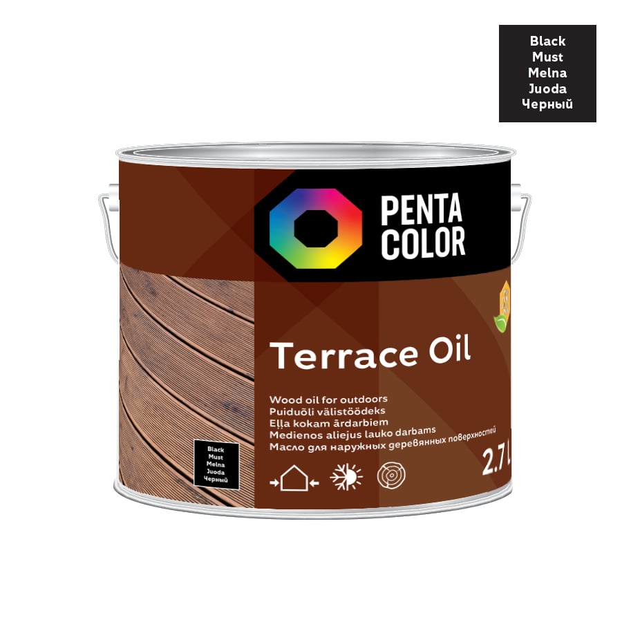 TUNG OIL FOR TERRACES BLACK 2.7L