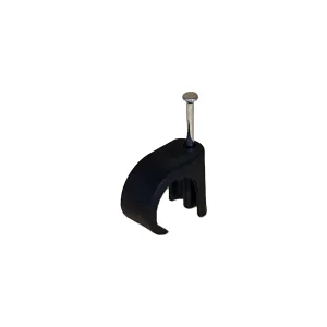 CLAMP CABLE 22-26MM. BLACK - 10PCS.