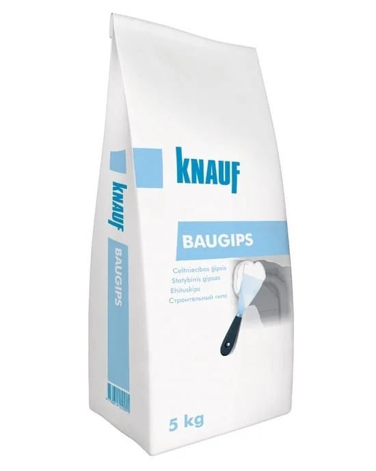 ĢIPSIS BŪVNIECĪBAS KNAUF BAUGIPS 5KG