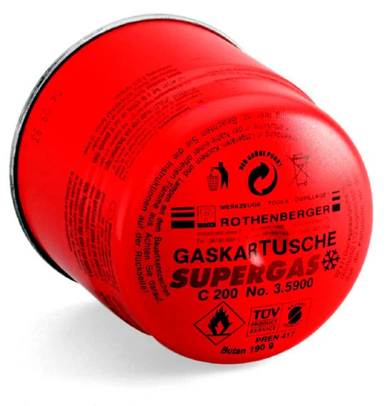GĀZES BALONS C 200 SUPERGAS 190ML