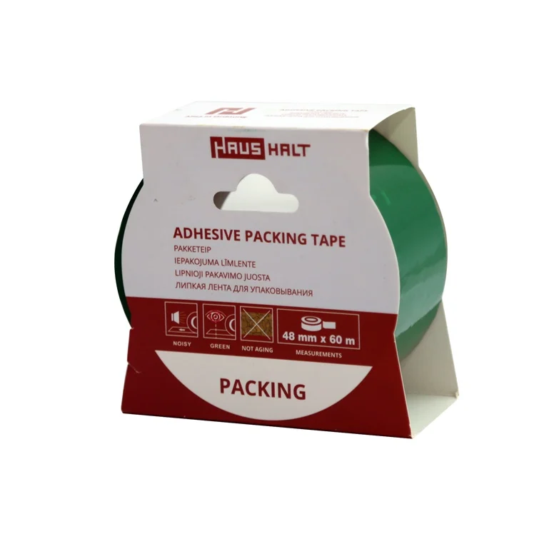 ADHESIVE TAPE PACK. HAUSHALT 48MM 60 M GREEN