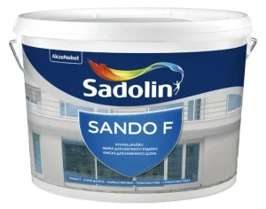 КРАСКА ДЛЯ ФАСАДОВ SANDO F WH 5L