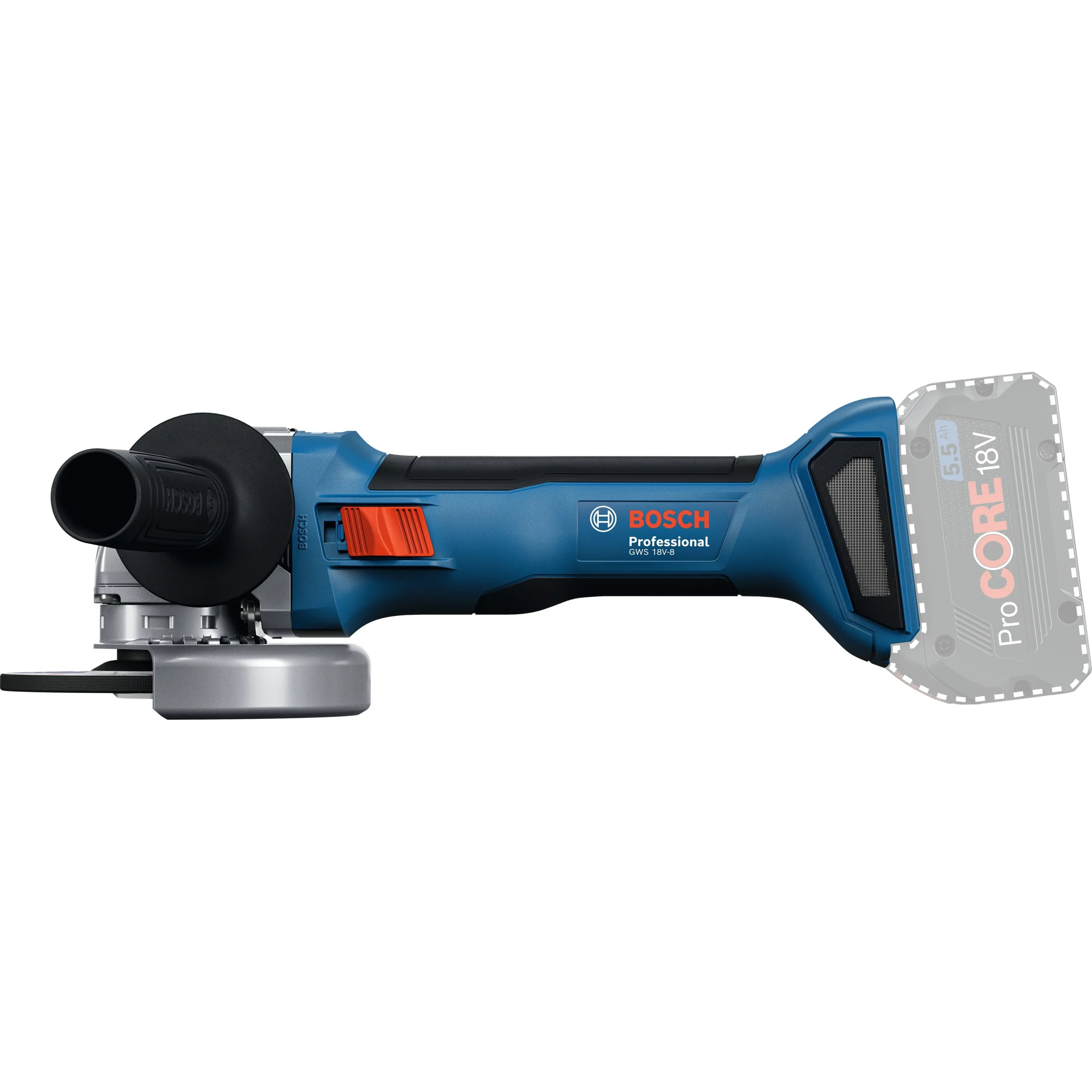 CORDLESS ANGLE GRINDER GWS 18V- 8 125MM