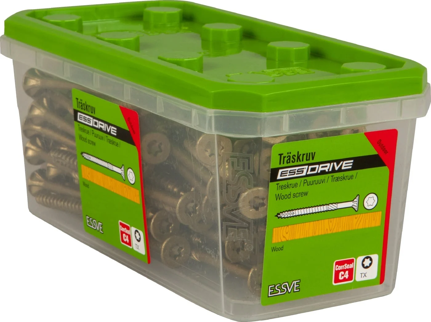 WOOD SCREW. ESSDRIVE 5X120 OUT CS 100PCS
