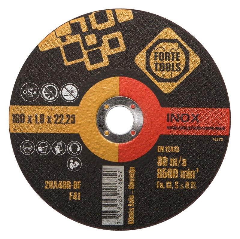 DISK FOR CUTTING NER.STEEL.180X1.6X22