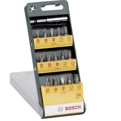 SET 16 PCS. SCREWDRIVER BITS PROM.