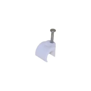 CLIPS CABLE 10-14MM. WHITE - 25PCS.