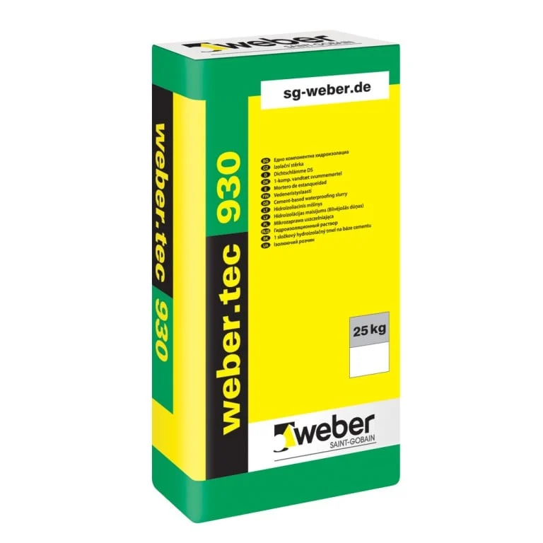 HIDROIZOLĀCIJA MINER. WEBER.TEC 930 25KG