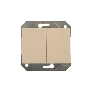 SWITCH VILMA XP 1+1 IP44 B/R BEIGE