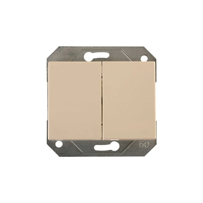 SWITCH VILMA XP 1+1 IP44 B/R BEIGE