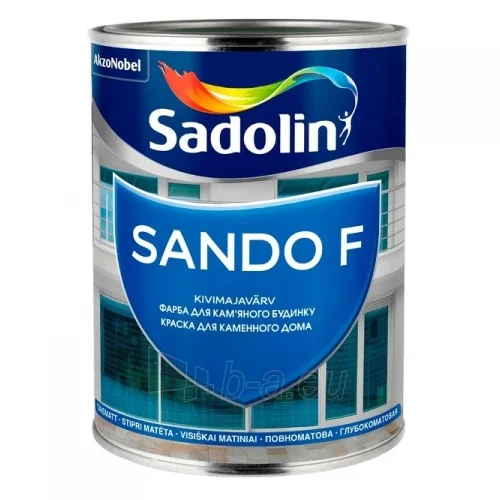 КРАСКА ДЛЯ ФАСАДОВ SANDO F WH 1L