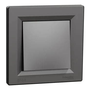 SWITCH SCHNEIDER ASFORA IP44 ANTHRACITE