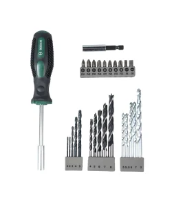 DRILL AND BIT SET PROMOLINE