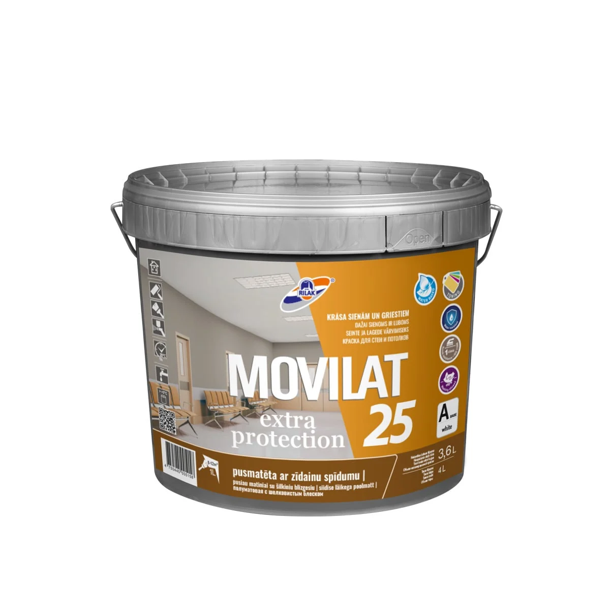 КРАСКА MOVILAT 25A PMAT 4.4KG/3.6L