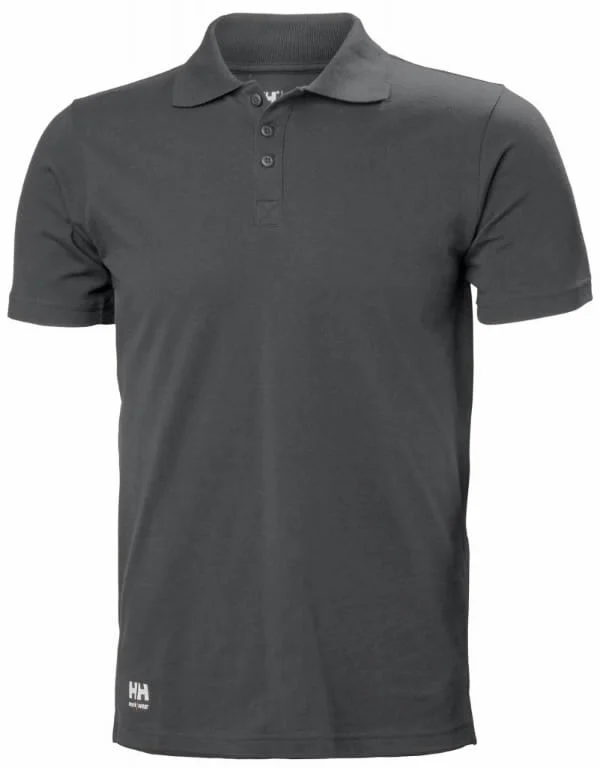 POLO KREKLS HH MANCHESTER DARK GREYXL