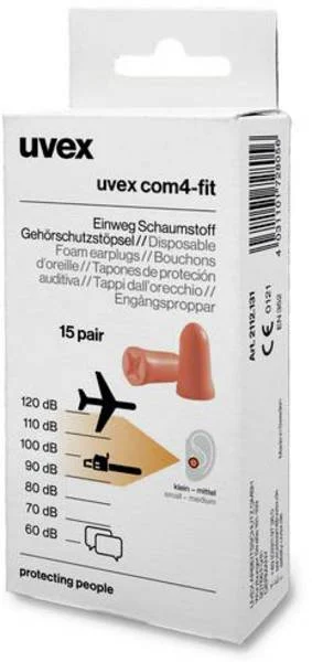 EAR PLUGS COM4-FIT 33DB 15 PAIRS UVEX