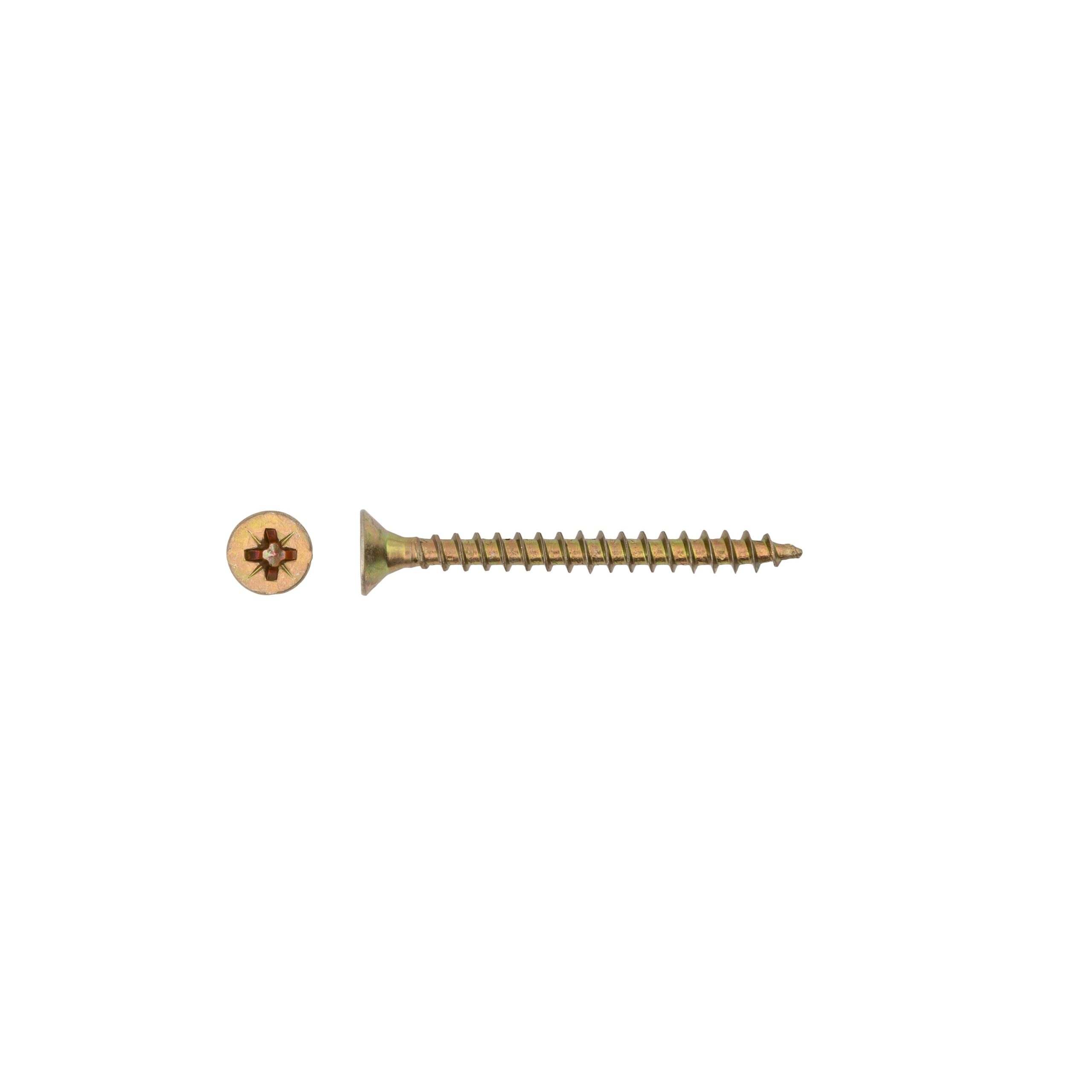 SCREW FOR WOOD 4.0X40 YLW ZP 20PCS G1