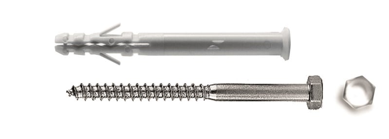 DĪBELIS AR SKRŪVI HTVE07 10X80MM