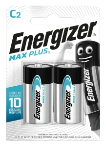 БАТАРЕЙКИ ENERGIZER MAX PLUS C B2 ЩЕЛ.