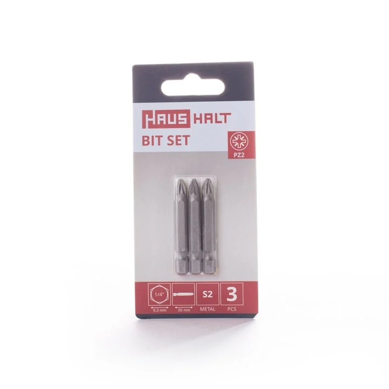 SCREWDRIVER TIP PZ2X50MM 3PCS