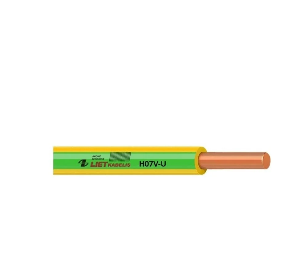 VADS H07V-U 4.0 YELLOW/GREEN (100)