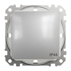SWITCH IP44 10AX ALUMINUM
