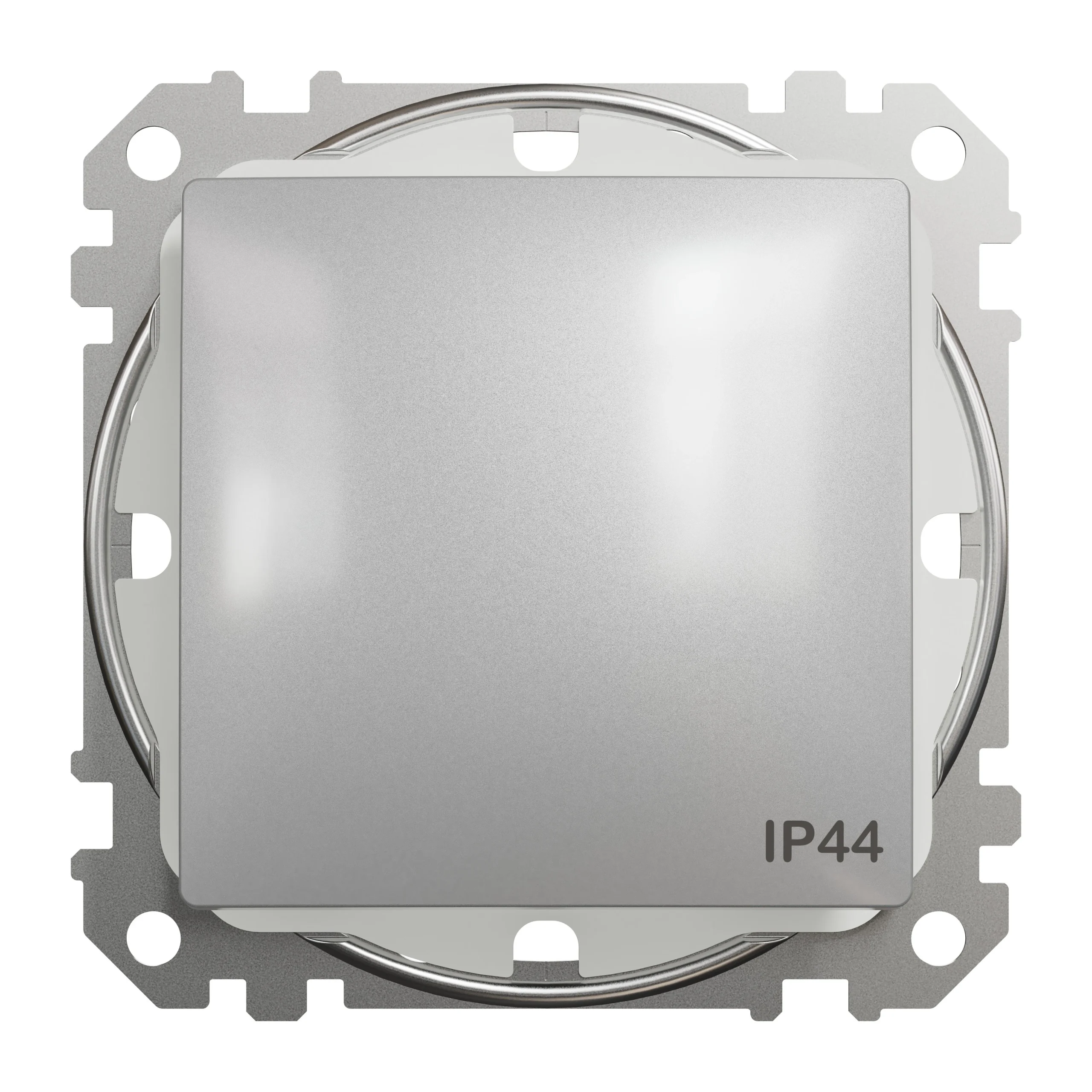 SWITCH IP44 10AX ALUMINUM