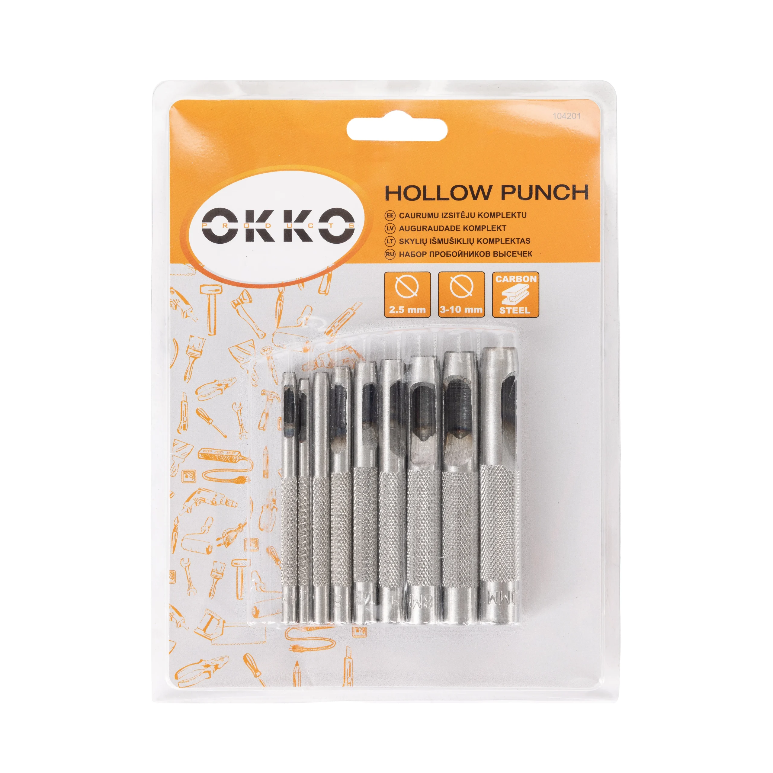 HOLE PUNCH SET 104201 9PC