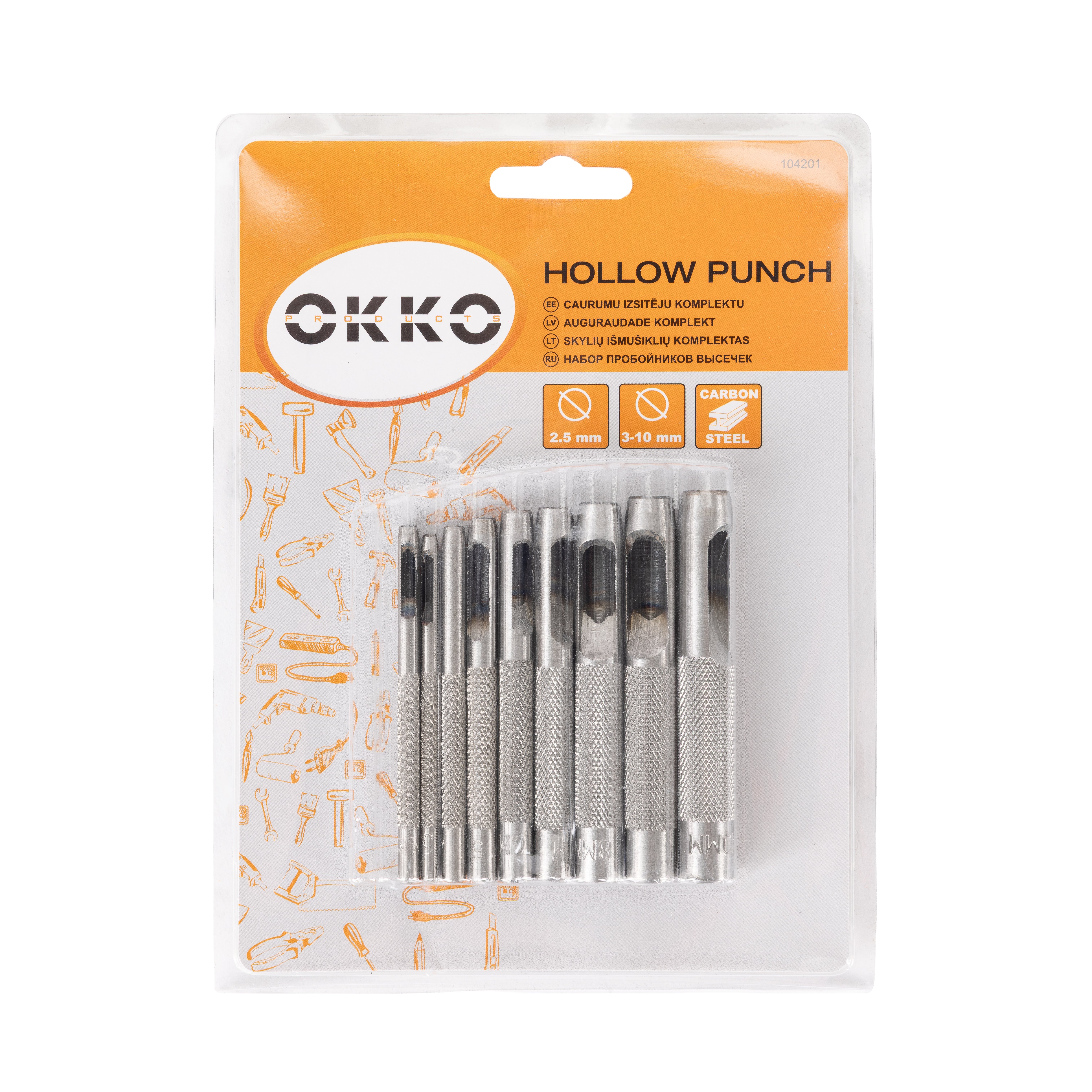 HOLE PUNCH SET 104201 9PCS