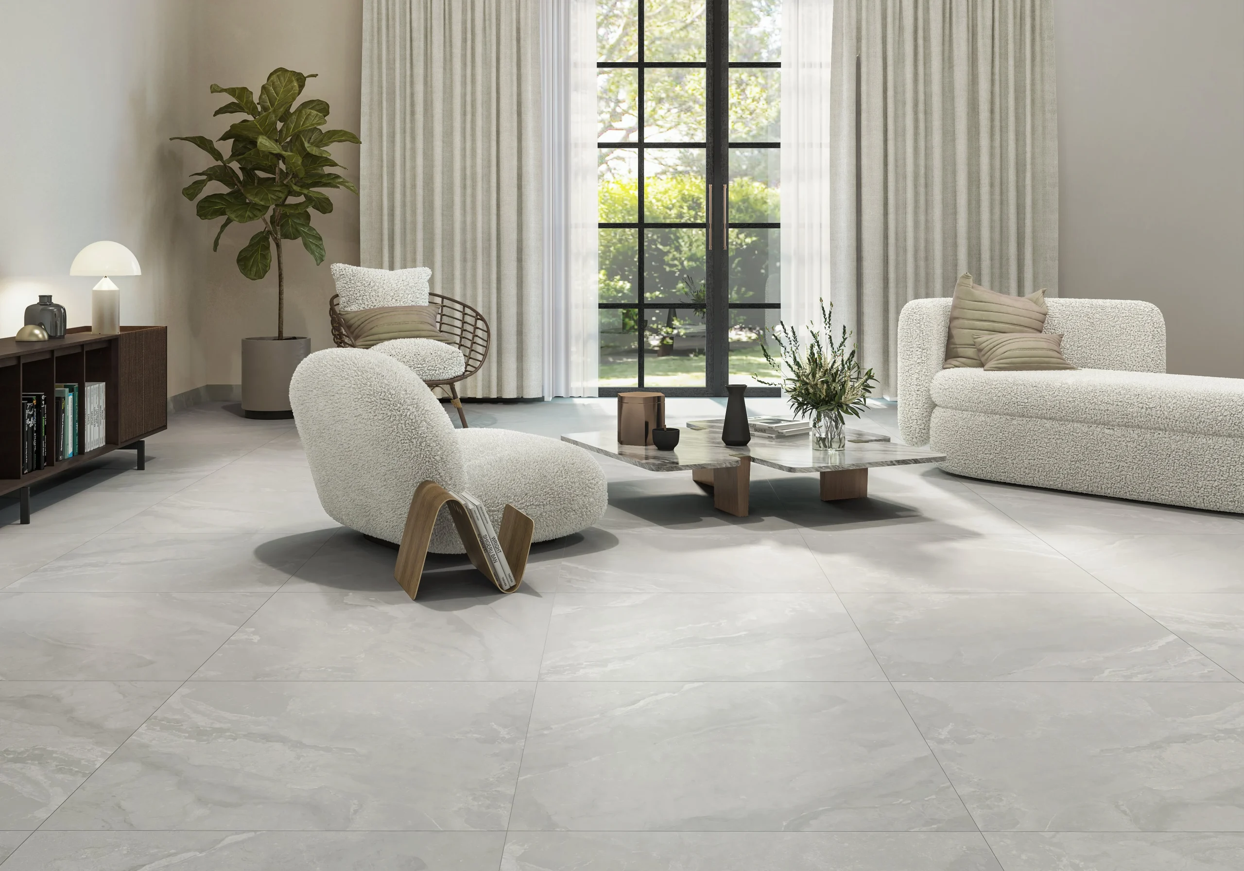 FLĪZE AKM.M CALLAS GREY PUL 60X120 (1.44