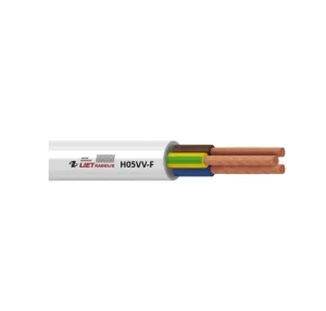 CABLE H05VV-F 5X0.75 WHITE (100)