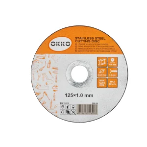 SPINNING TIRE DOESN'T RUST. FOR STEEL 125X1.0 OKKO