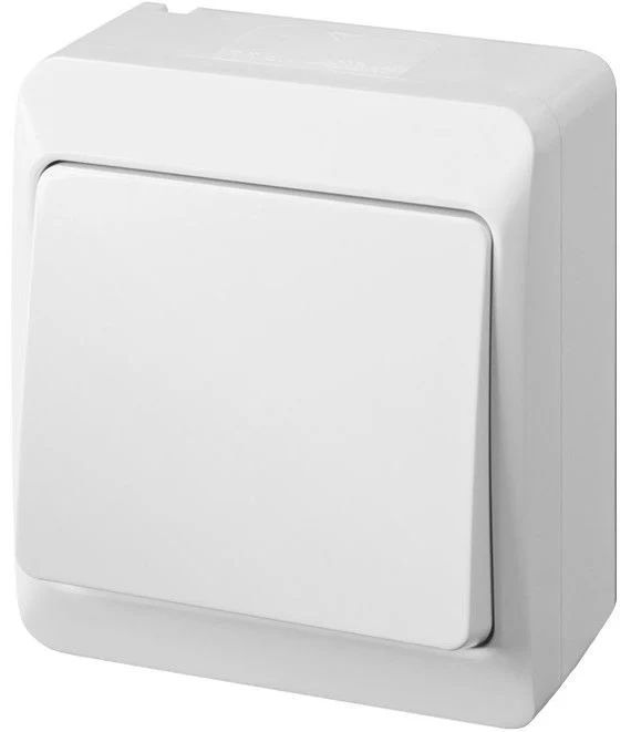SLĒDZIS HERMES 0331-02 IP44 BALTS