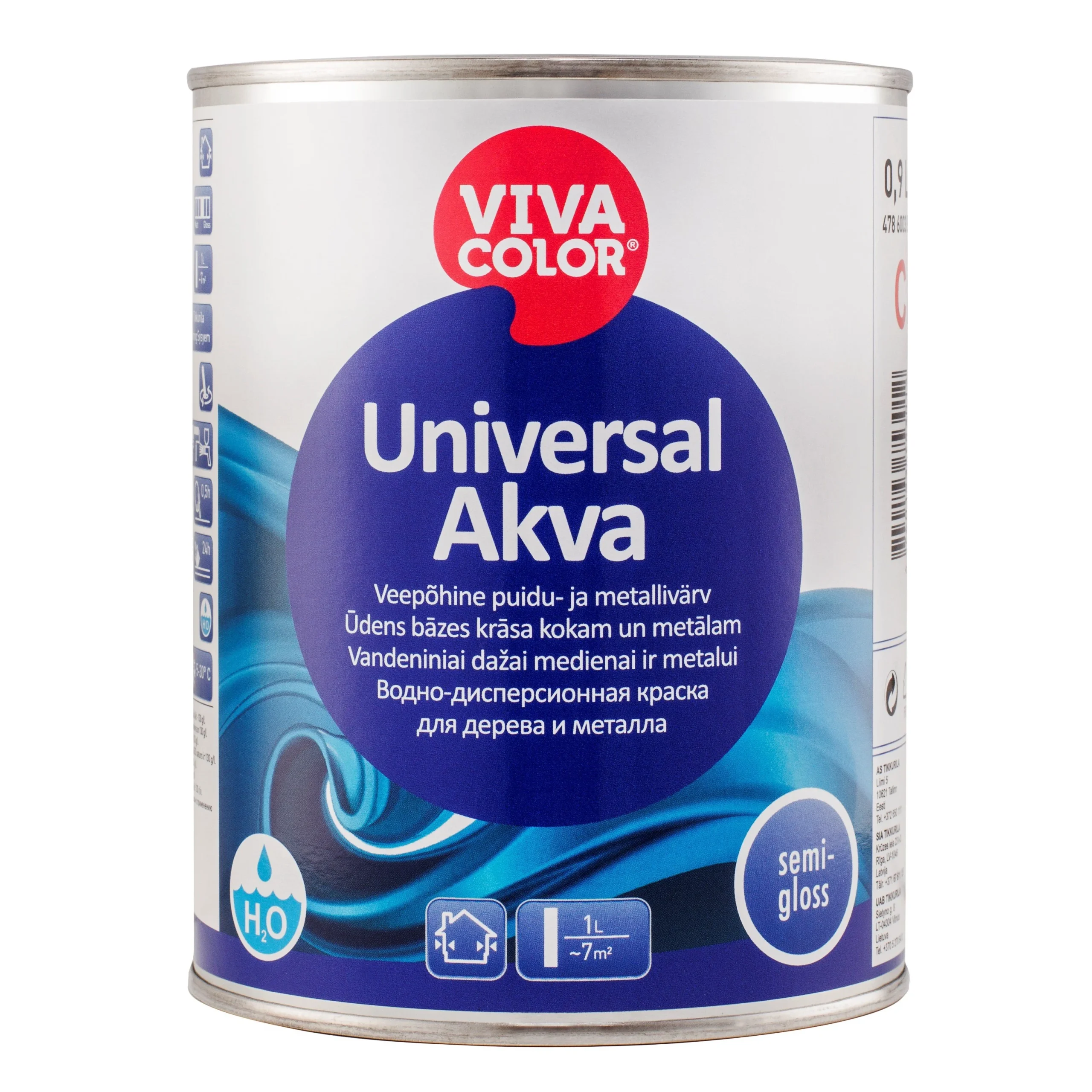 KRĀSA UNIVERSAL AKVA C P/SPĪD 0,9L
