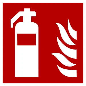 FIRE SAFETY LABEL 15X15 LUUA15