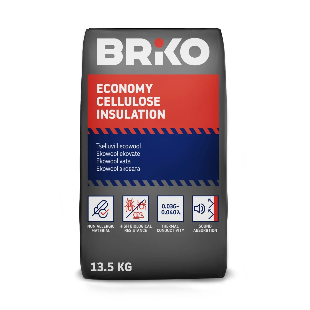 EKOVATE BRIKO ECONOMY 13.5 KG BRIKO