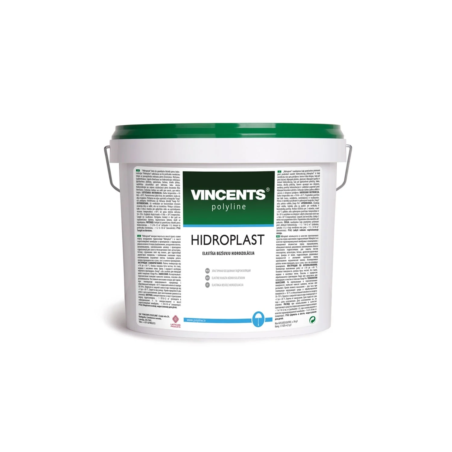 HIDROIZOLĀCIJA VINCENTS HIDROPLAST 4KG