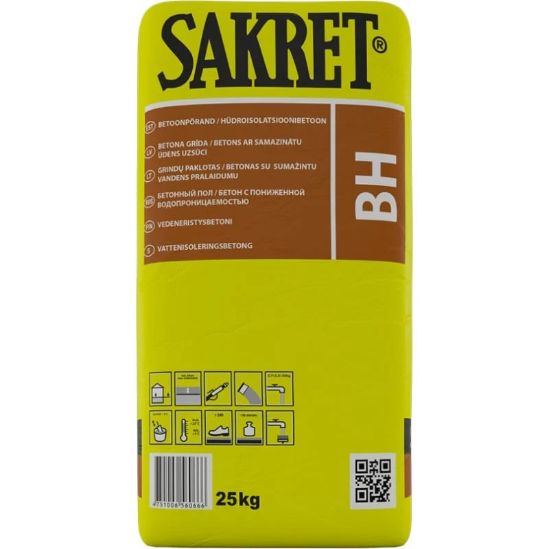BETONS/KLONS SAKRET BH 25KG