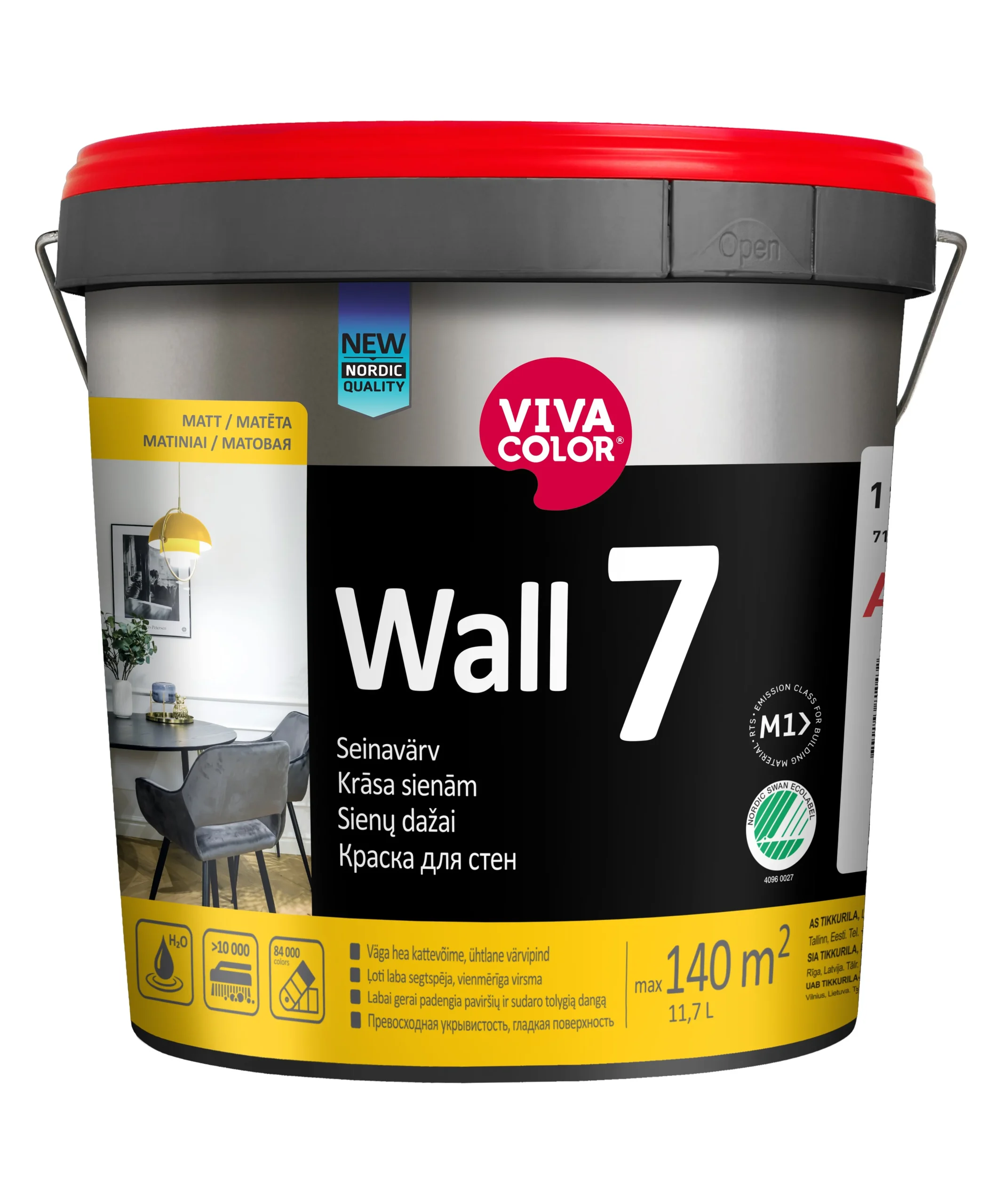 KRĀSA SIENĀM UN GRIESTIEM WALL7 A 11.7L