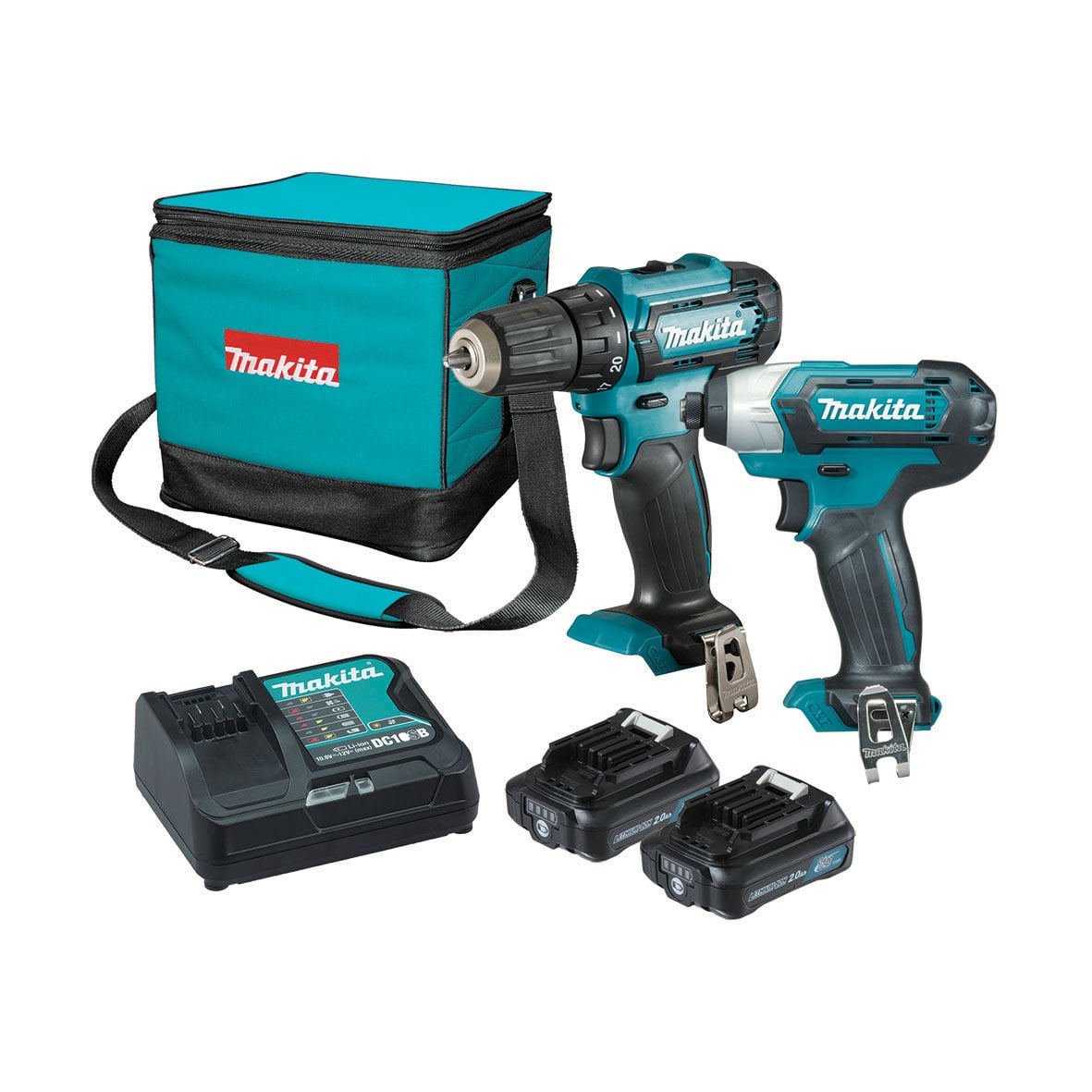 TOOL SET CLX224A 12V 2X2.0AH