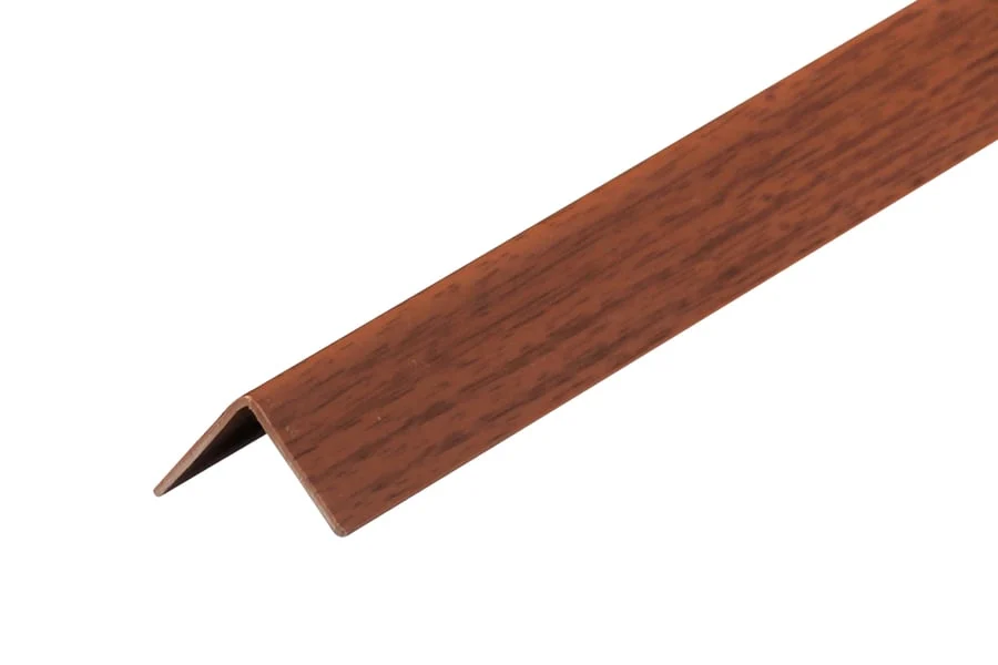 CORNER PVC 20X20 275CM 114 WALNUT