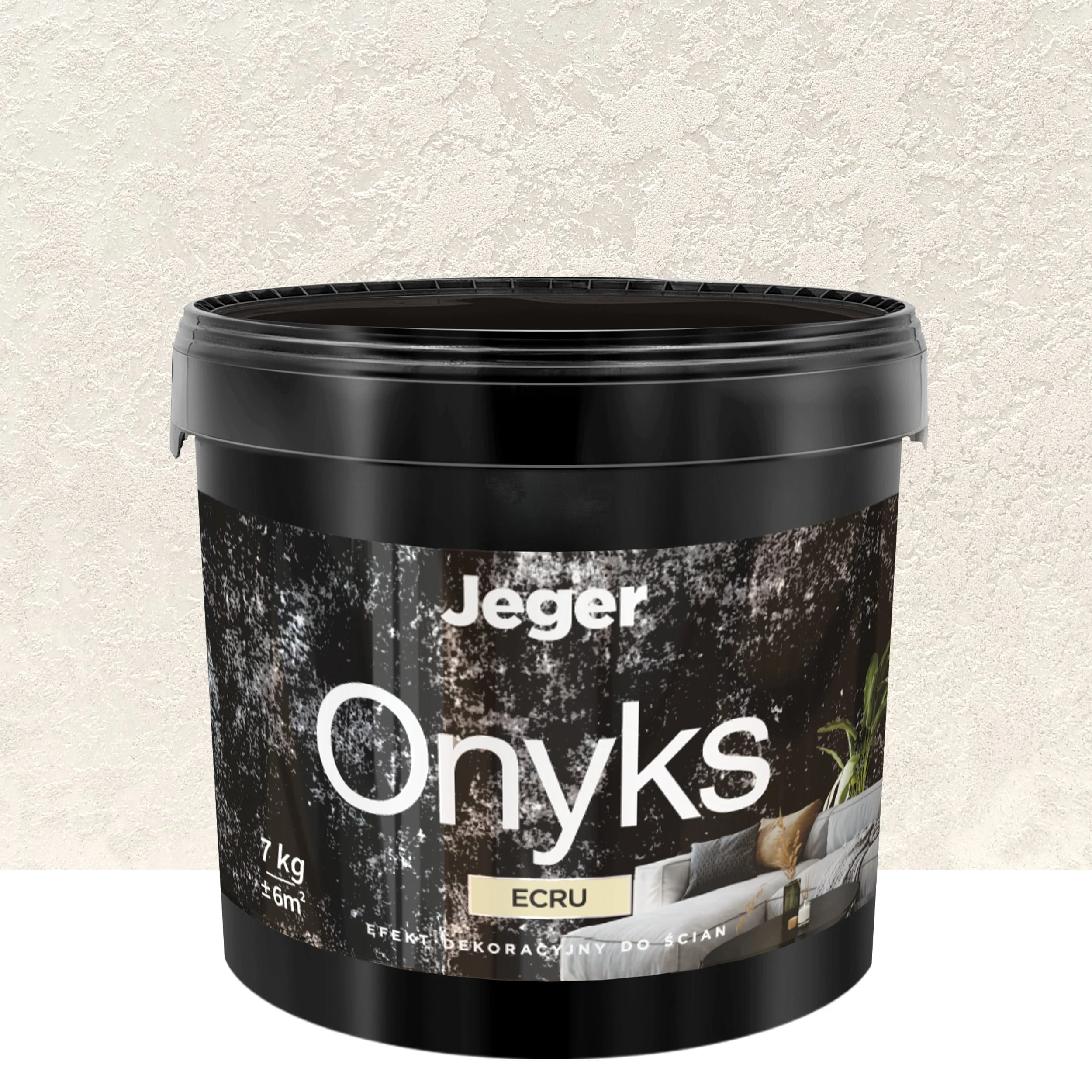 APMETUMS DEKOR JEGER ONYKS ECRU 7KG