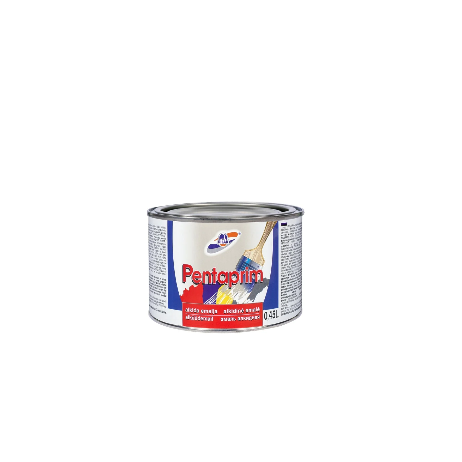 КРАСКА PENTAPRIM 0.45L КРАСНАЯ ГЛЯНЦЕВАЯ
