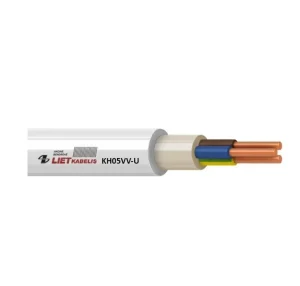 CABLE KH05VV-U/NYM 3X6 WHITE (100)